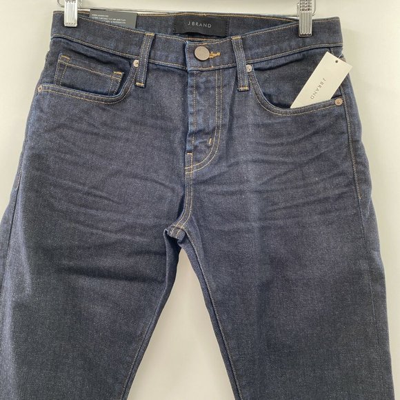 J Brand Men's Mick Skinny Fit Jeans 38x33 Jeet Deep Blue Left Hand Twill Eco - Picture 4 of 9